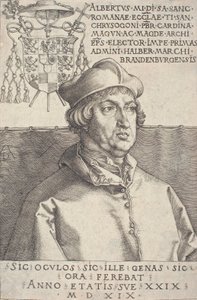 Cardenal Albrecht de Brandeburgo de Albrecht Dürer