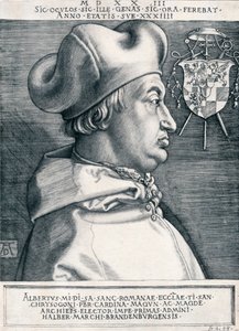 Cardenal Albrecht de Brandeburgo El Gran Cardenal, 1523 1906 de Albrecht Dürer