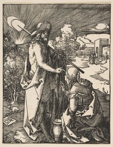 Cristo apareciendo a María Magdalena, de La pequeña pasión, ca. 1510 de Albrecht Dürer