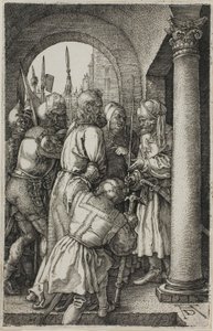Cristo ante Pilato, de La Pasión Grabada de Albrecht Dürer