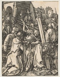 Cristo llevando la cruz, de La pequeña pasión, ca. 1509 de Albrecht Dürer