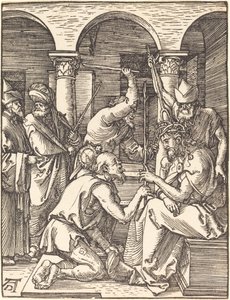 Cristo coronado de espinas de Albrecht Dürer