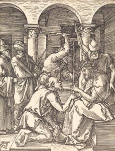 Cristo coronado de espinas, probablemente c. 1509-1510 de Albrecht Dürer