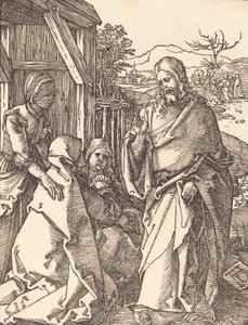 Cristo despidiéndose de su madre, probablemente c. 1509-1510 de Albrecht Dürer