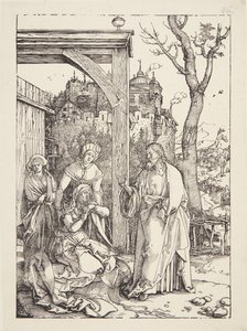 Cristo despidiéndose de su madre de Albrecht Dürer