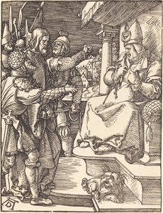 Cristo ante Caifás de Albrecht Dürer