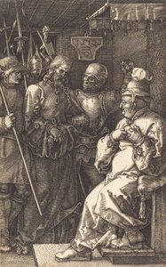 Cristo ante Caifás, 1512 de Albrecht Dürer