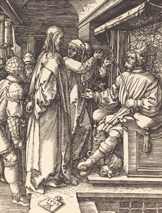 Cristo ante Herodes, 1509 de Albrecht Dürer