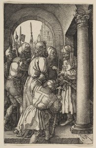 Cristo ante Pilato, de La Pasión, 1512 de Albrecht Dürer