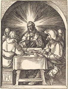 Cristo en Emaús de Albrecht Dürer
