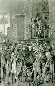 Cristo es mostrado al pueblo de Albrecht Dürer
