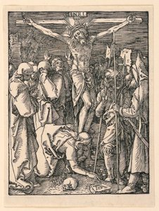 Cristo en la cruz (La crucifixión), de la serie La pequeña pasión de Albrecht Dürer
