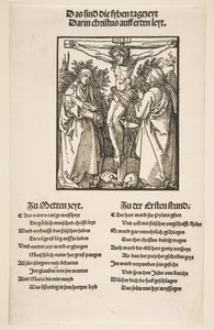 Cristo en la Cruz entre la Virgen y San Juan de Albrecht Dürer