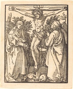 Cristo en la cruz con María y San Juan, 1510