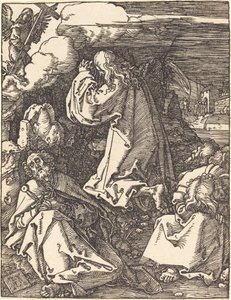 Cristo en el Monte de los Olivos de Albrecht Dürer