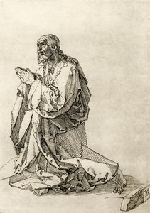 Cristo en el Monte de los Olivos de Albrecht Dürer
