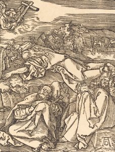 Cristo en el Monte de los Olivos de Albrecht Dürer