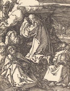 Cristo en el Monte de los Olivos, probablemente c. 1509-1510 de Albrecht Dürer