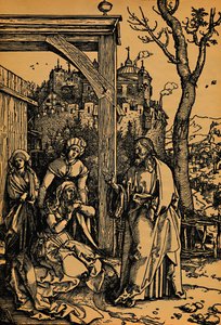Christi Abschied von seiner Mutter de Albrecht Dürer