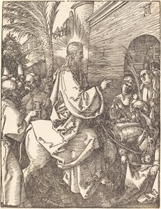 Entrada de Cristo en Jerusalén de Albrecht Dürer