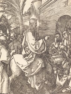 Entrada de Cristo en Jerusalén de Albrecht Dürer