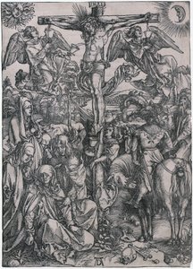 Cristo en la cruz, lámina 8 de la serie «La Gran Pasión» de Albrecht Dürer