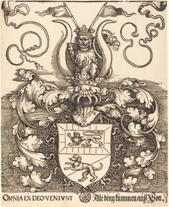 Escudo de armas de Lorenz Staiber de Albrecht Dürer