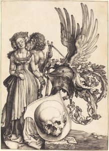 Escudo de Armas con una Calavera de Albrecht Dürer