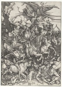 Los cuatro jinetes del apocalipsis de Albrecht Dürer