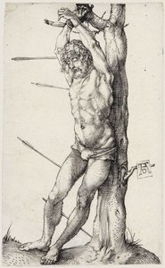 San Sebastián en el árbol de Albrecht Dürer