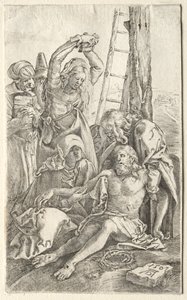 Descendimiento de la Cruz, 1501 de Albrecht Dürer