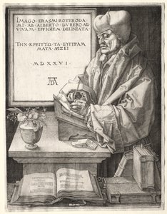 Desiderio Erasmo de Róterdam de Albrecht Dürer