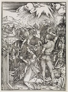 La decapitación de santa Catalina de Albrecht Dürer