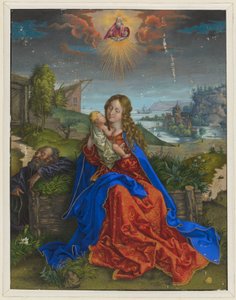 La Sagrada Familia con la mariposa de Albrecht Dürer