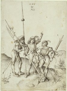 Tres lansquenetes