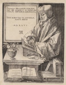 Erasmo de Rotterdam de Albrecht Dürer