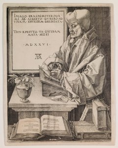 Erasmo de Róterdam de Albrecht Dürer