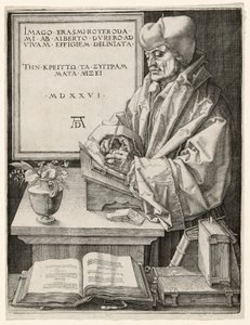 Erasmo de Rotterdam de Albrecht Dürer