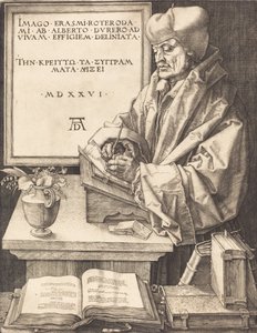 Erasmo de Rotterdam, 1526 de Albrecht Dürer