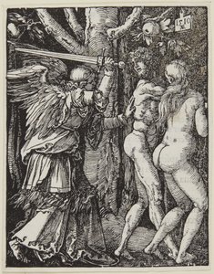 La expulsión del Paraíso de Albrecht Dürer