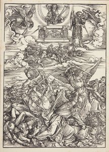 Cuatro ángeles vengadores del Éufrates de Albrecht Dürer