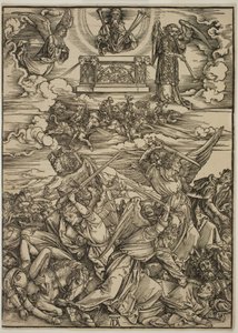 Cuatro ángeles vengadores del Éufrates de Albrecht Dürer