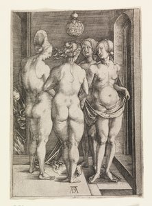 Cuatro mujeres desnudas (Las cuatro brujas) de Albrecht Dürer