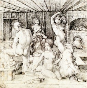 Alemán: Frauenbad El baño de las mujeres de Albrecht Dürer