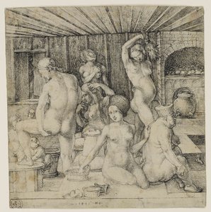 Alemán: Frauenbad El baño de las mujeres de Albrecht Dürer