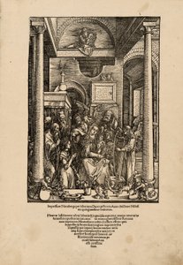 Glorificación de la Virgen, de La vida de la Virgen de Albrecht Dürer