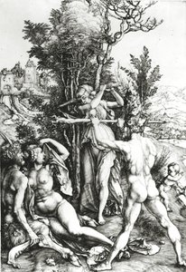 Hércules en la encrucijada, 1498 de Albrecht Dürer