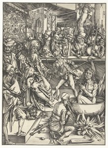 El martirio de Juan el Evangelista de Albrecht Dürer