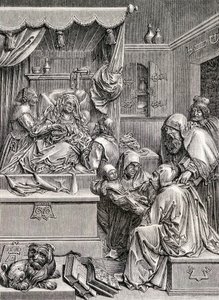 Alto relieve de la Natividad de San Juan, 1855 de Albrecht Dürer