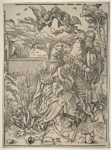 Sagrada Familia con las tres liebres de Albrecht Dürer